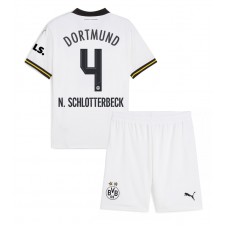 Borussia Dortmund Nico Schlotterbeck #4 Tredjeställ Barn 2024-25 Korta ärmar (+ Korta byxor)